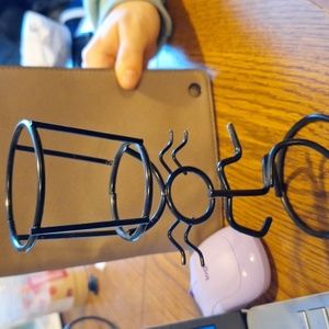 Cast iron candle holder